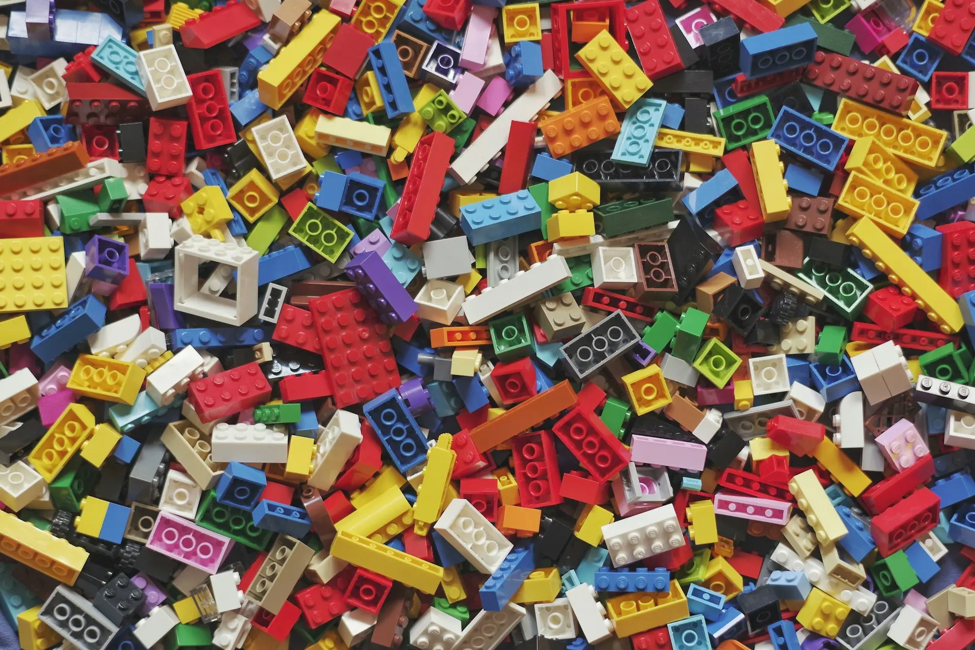 Colorful LEGO blocks for creative play